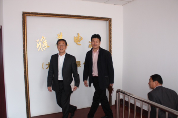 大连经济技术开发区科技局领导考察雅美电器（大连）有限公司